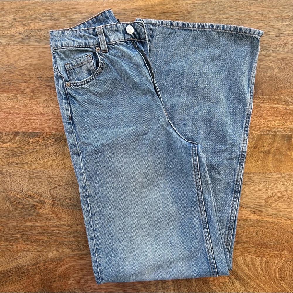 H&M Divided High-Rise Straight Leg Jeans